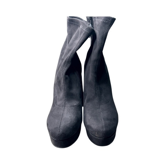 Madden Girl Platform Bootie Black Suede Size 9 - Picture 3 of 11